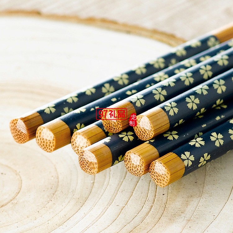 韩式印花竹筷子