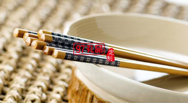 韩式印花竹筷子