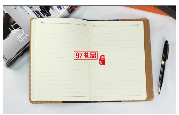 中国化工集团公司定制款笔记本 优质变色PU记事本
