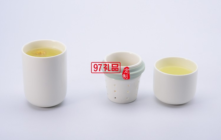 中国银行定制案例 便携式茶具 同心杯 可定制LOGO