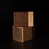 高端实木 时尚品质 巧克力立体音箱 天生一对  可定制logo