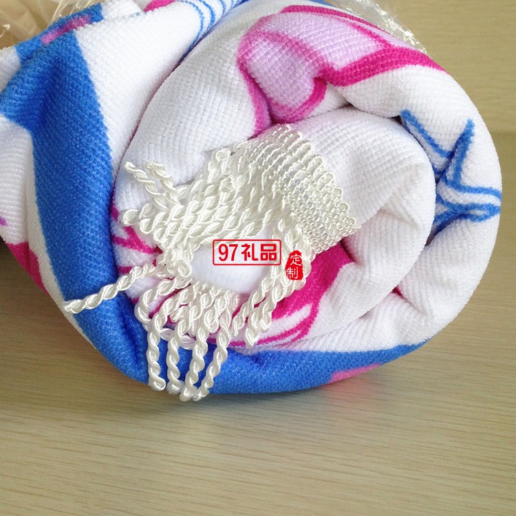 超细纤维沙滩巾海滩巾 高档印花数码沙滩巾个性定制