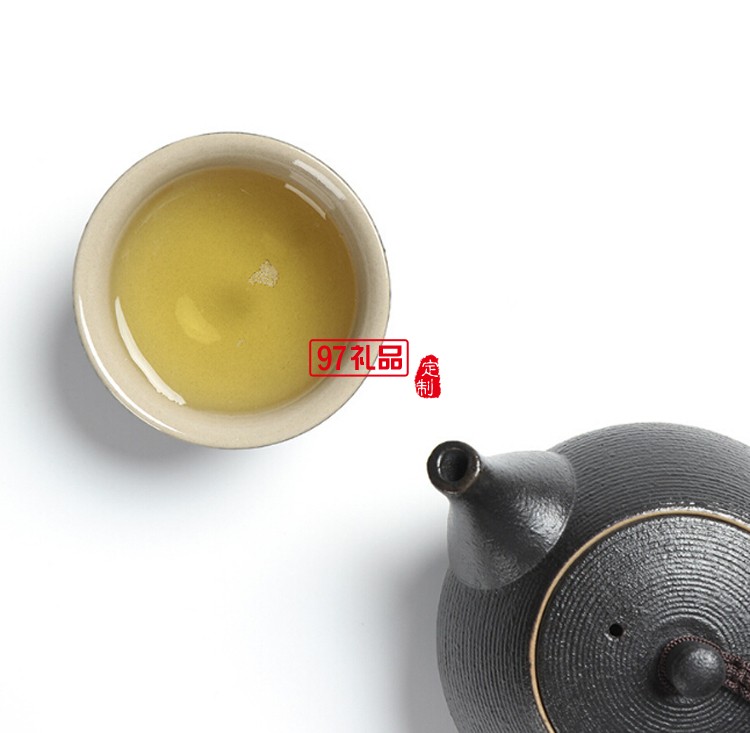 紫砂陶瓷旅行功夫茶具 一壶两杯 便携茶叶罐套装