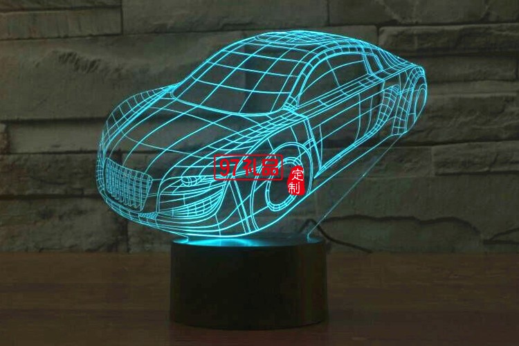 汽车3D灯 LED小夜灯 可定制LOGO定制产品造型