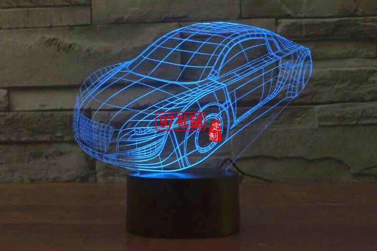 汽车3D灯 LED小夜灯 可定制LOGO定制产品造型