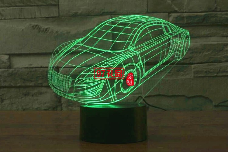 汽车3D灯 LED小夜灯 可定制LOGO定制产品造型