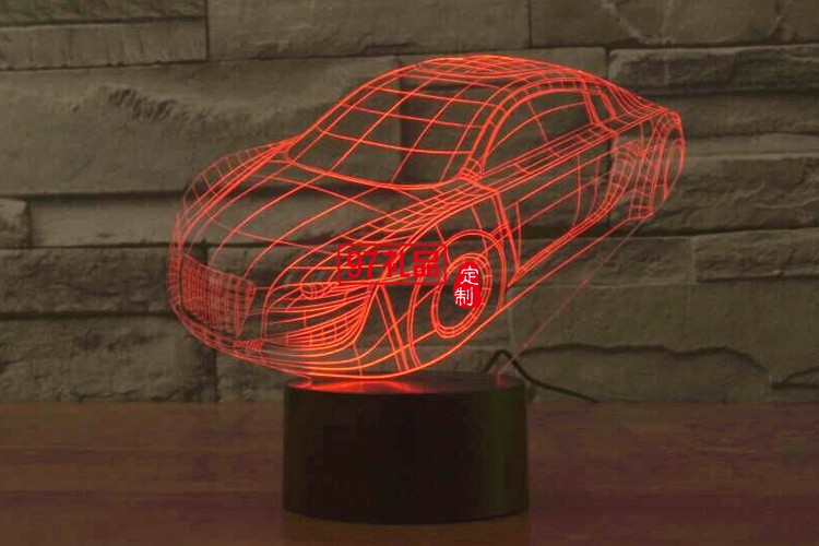 汽车3D灯 LED小夜灯 可定制LOGO定制产品造型