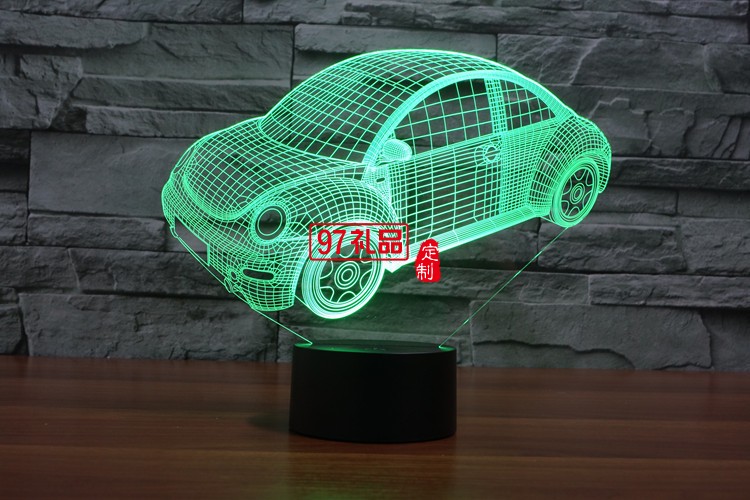 汽车3D灯 LED小夜灯 可定制LOGO定制产品造型