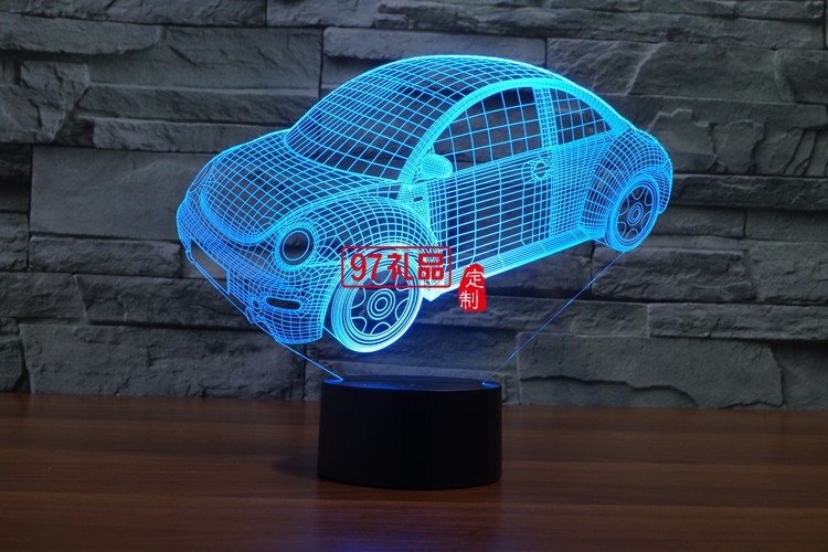 汽车3D灯 LED小夜灯 可定制LOGO定制产品造型