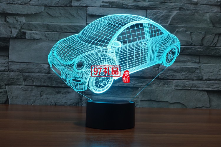 汽车3D灯 LED小夜灯 可定制LOGO定制产品造型