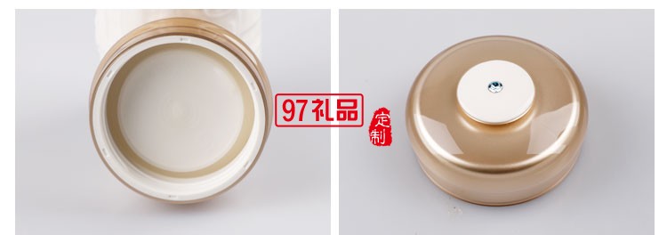 乾唐轩活瓷 吉星鎏金乾坤随身杯双层350ml