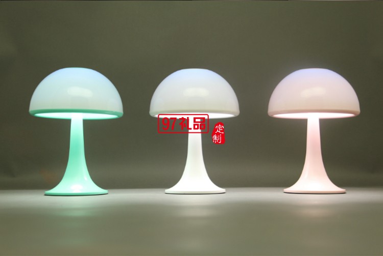 七彩硅胶小夜灯蘑菇礼品usb充电夜灯