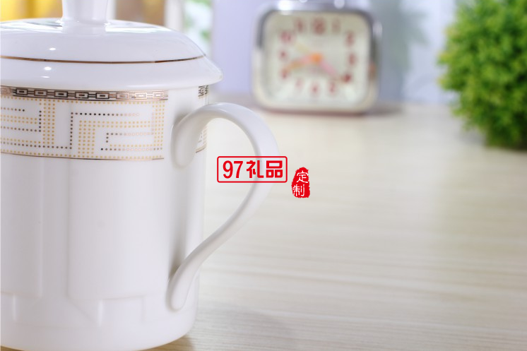 陶瓷杯商务大号水杯茶水杯办公室礼品杯子定制