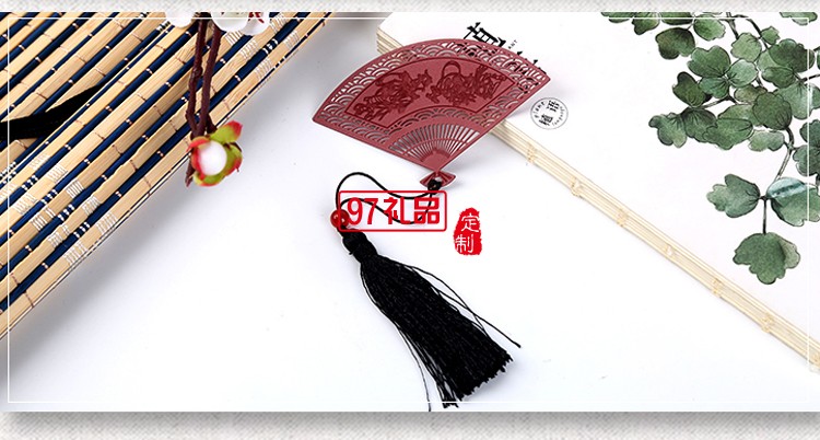 【飞天扇子】古风书签不锈钢金属创意中国古典风文创礼品