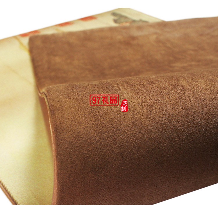 中国风特色礼品丝绸桌垫高档长鼠标垫