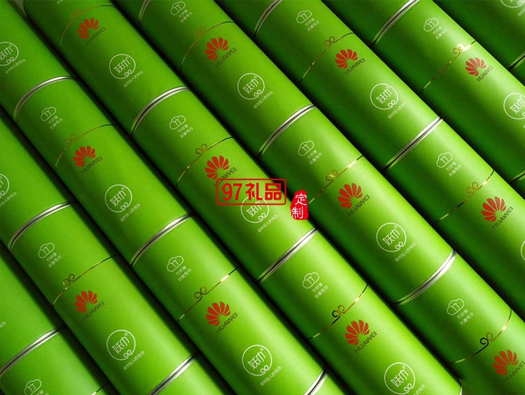 华为定制案例 竹纤维高档毛巾罐装新品 可定制LOGO