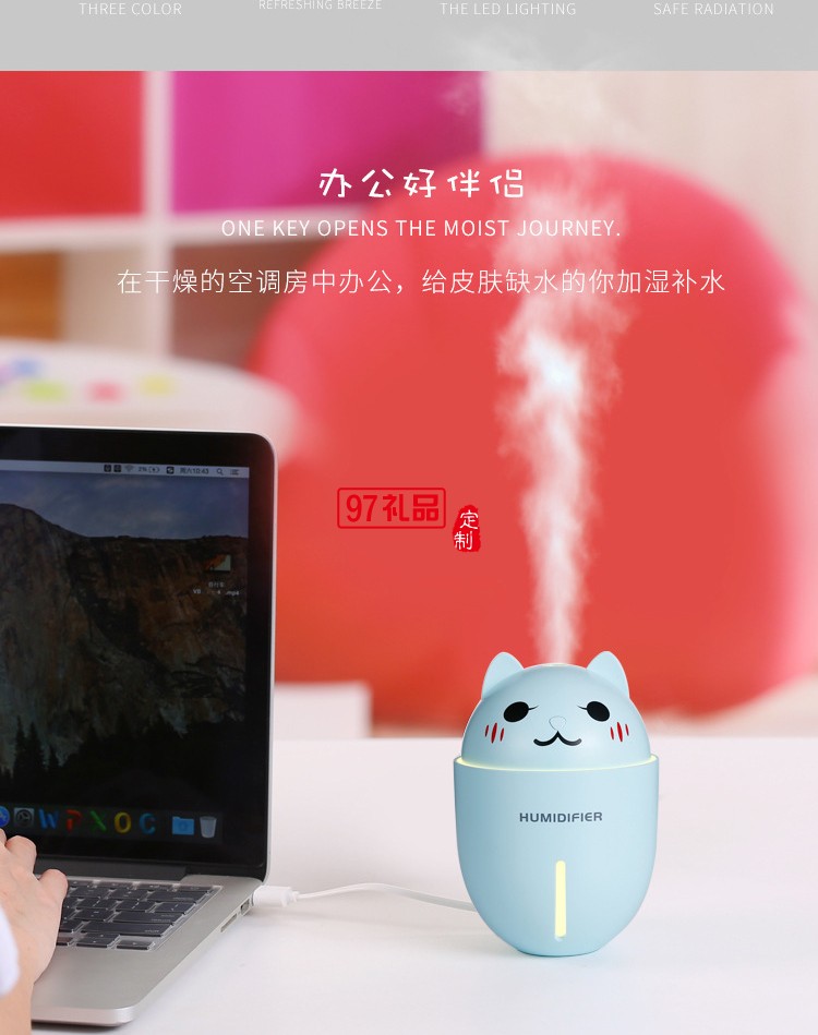 抖音网红猫咪加湿器