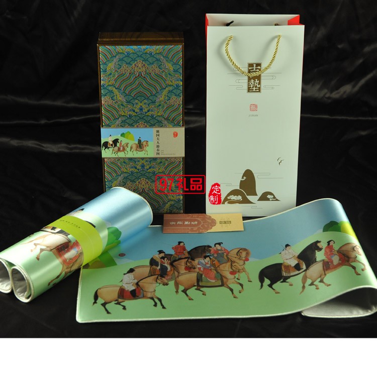 丝绸艺术桌垫  吉垫 鼠标垫 桌垫