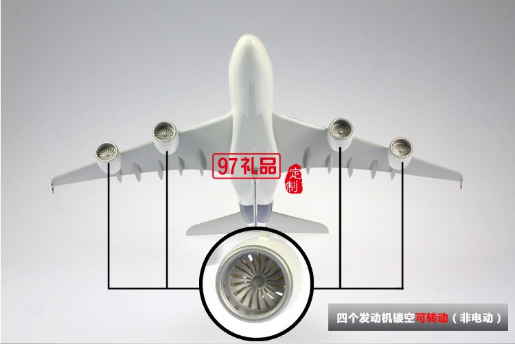 树脂飞机模型 航空仿真静态航模飞模 可定制LOGO