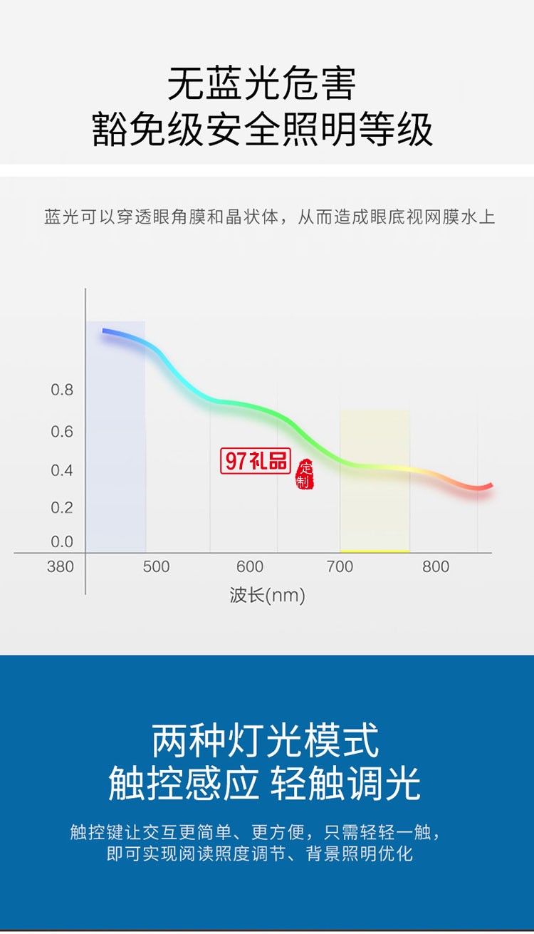 手机支架USB充电双触摸学生桌面台灯