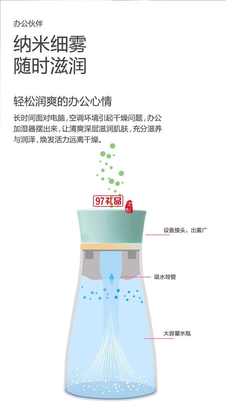 usb迷你三合一 家用车载办公室净化器香薰机企业礼品定制