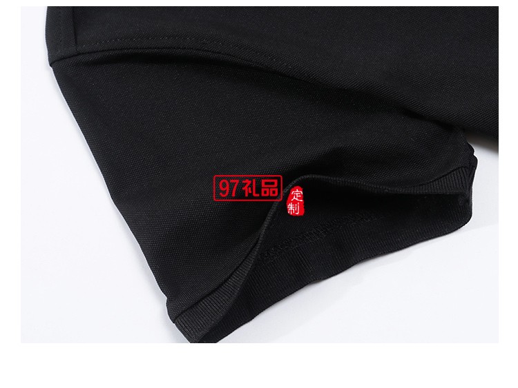 保罗开叉翻领可定制logo定制Polo衫员工服饰广告衫