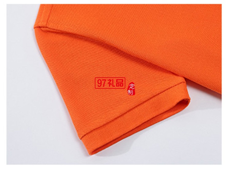 JE纯色翻领儿童款可定制logo定制Polo衫员工服饰广告衫