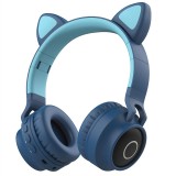可爱猫耳朵耳机头戴式无线蓝牙耳机