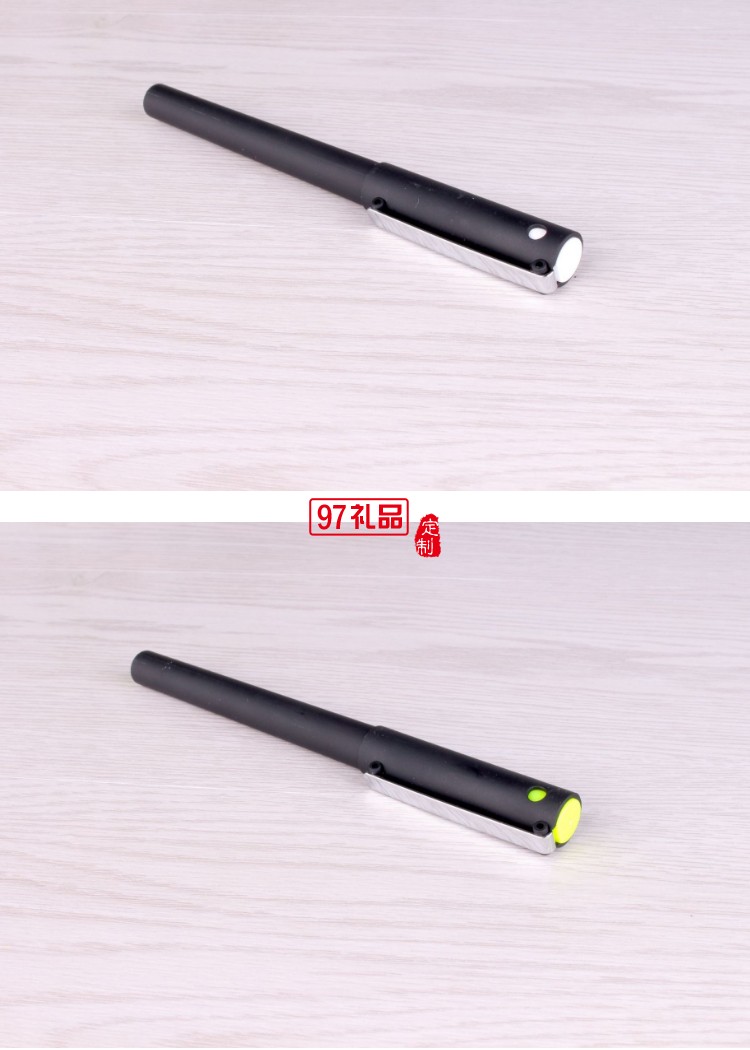 新款办公签字笔 磨砂喷胶水笔 广告礼品中性笔 可定制LOGO
