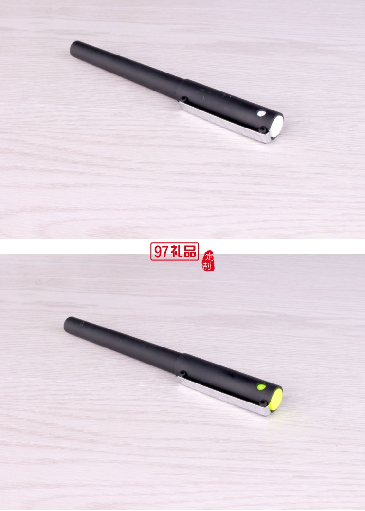 新款办公签字笔 磨砂喷胶水笔 广告礼品中性笔 可定制LOGO