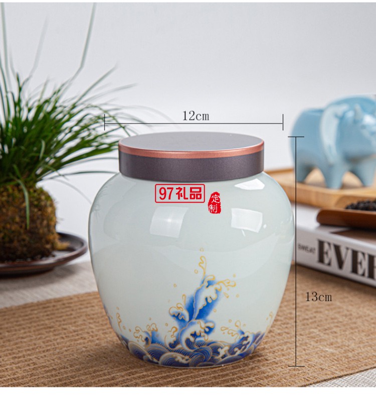 半斤装红茶绿茶便携手工刺绣布包茶叶包装盒礼盒
