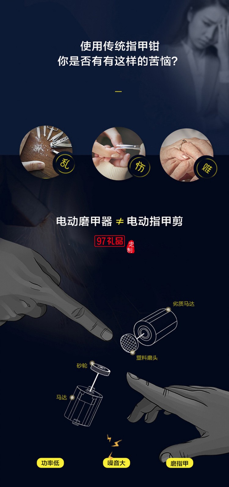 泰康人寿案例  电动指甲刀修剪器自动指甲剪定制公司广告礼品