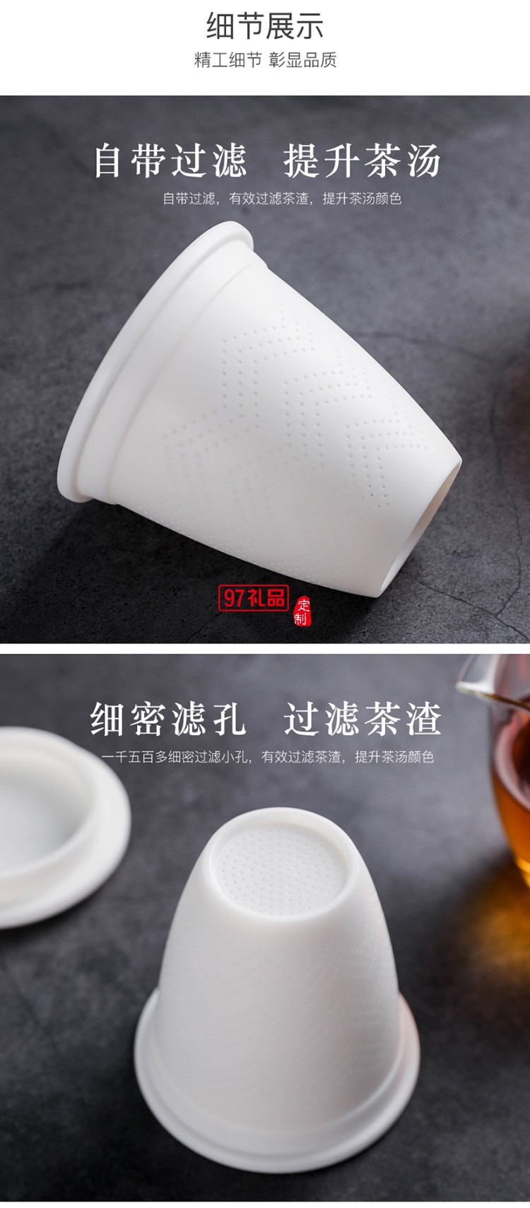 白瓷旅行茶具泡茶杯套装便携收纳家用户外小套快客杯一壶三杯