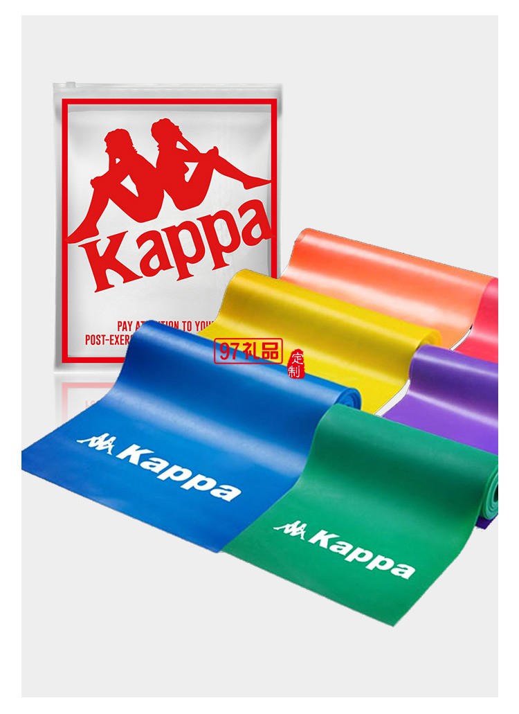 品牌卡帕运动拉力带彩虹色拉力带logo定制
