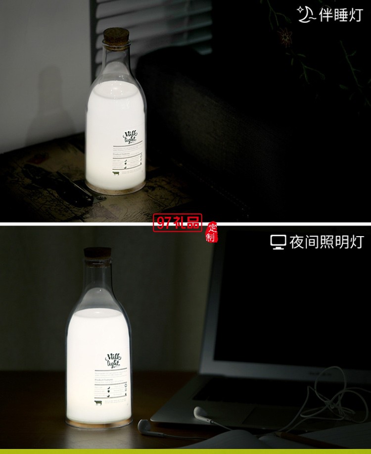 创意DIY牛奶瓶