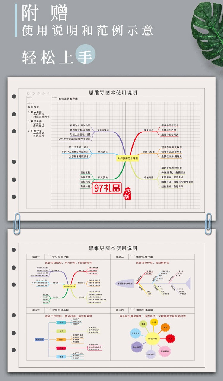 思维导图笔记本