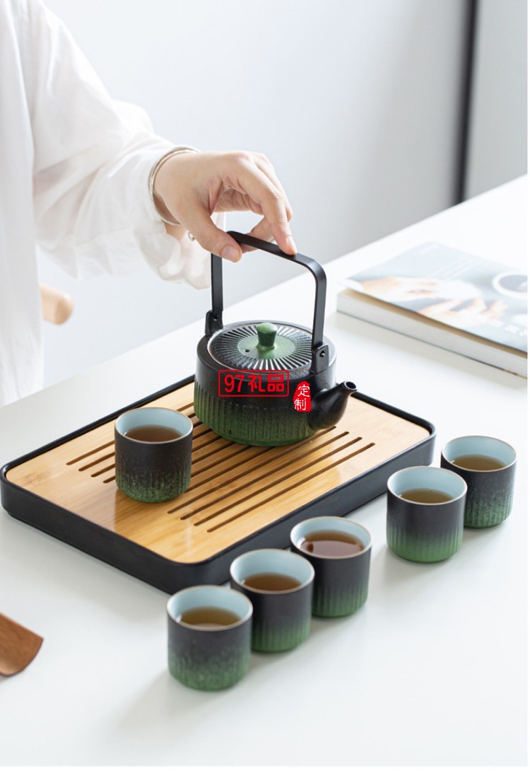 日式提梁壶茶具