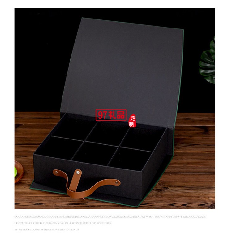 新款绿色粽子包装盒现货酒店商务礼盒端午节礼品盒手提盒包装厂家