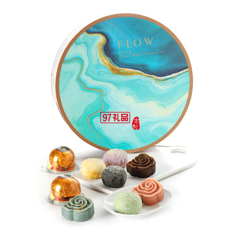 梦幻之蓝中秋广式云锦系列糕点 
