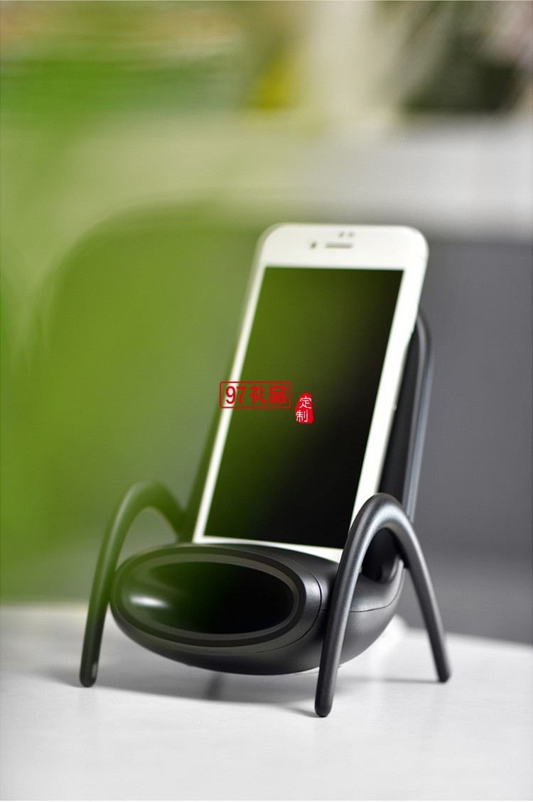 黑科技网红无线充手机扩音无线充充电底座大功率椅子手机支架