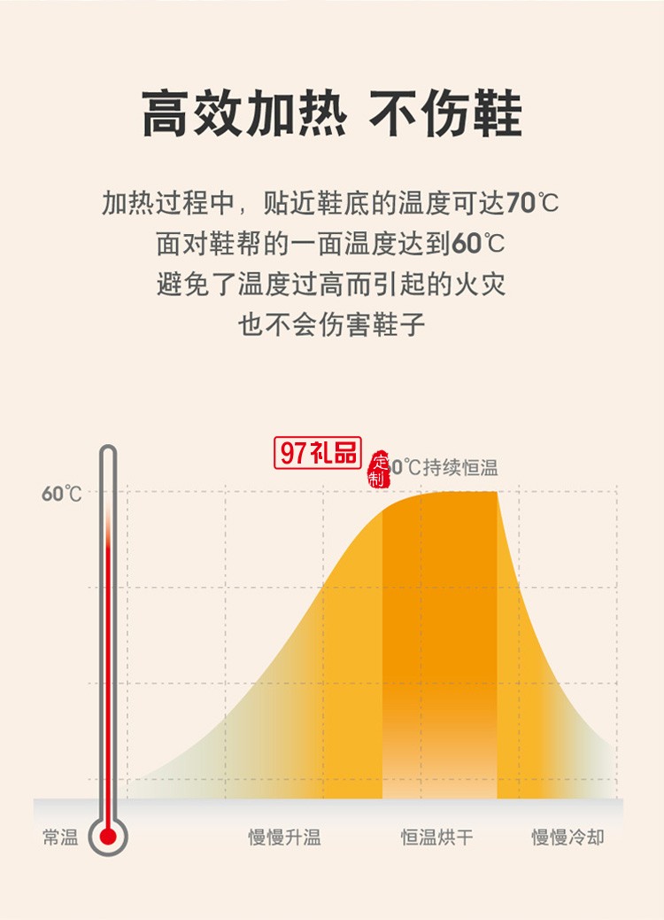 烘鞋器暖风烘鞋机干鞋机器除臭杀菌可定时 可定制logo