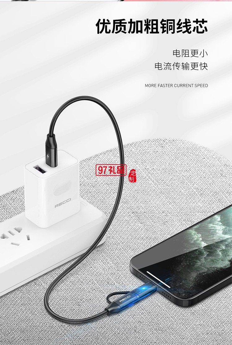 RECCI双快充数据线