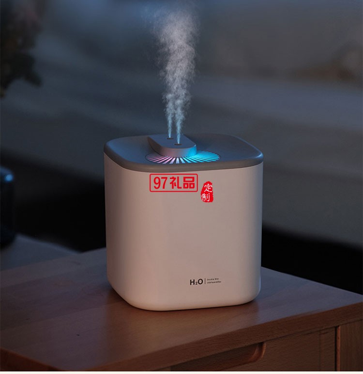 3L双喷加湿器办公家用卧室大容量USB加湿器