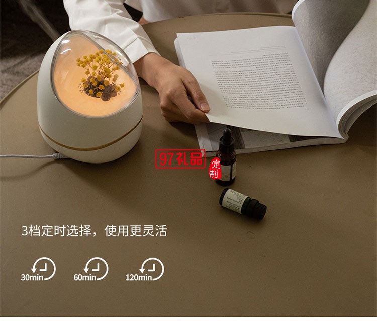 卧室办公可香薰精油智能定时缺水断电温馨夜灯