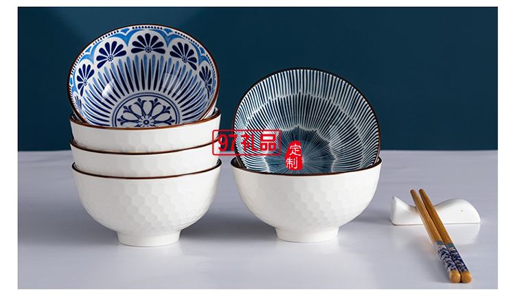 虎年虎碗套装家用礼品碗筷批发网红餐具套装陶瓷碗活动小礼品赠送