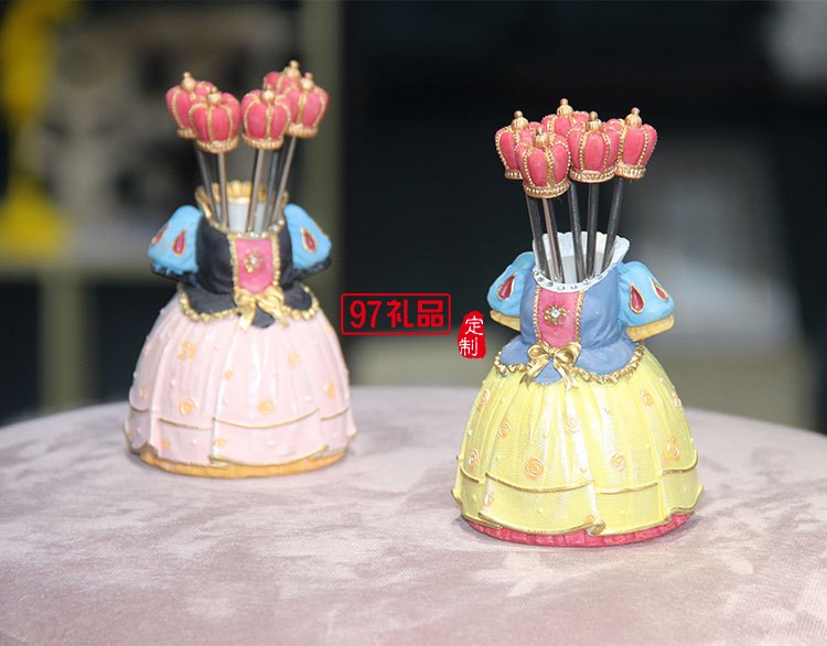 创意白雪公主水果叉