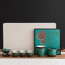 日式复古陶瓷茶壶茶杯功夫茶具套装家用客厅泡茶器