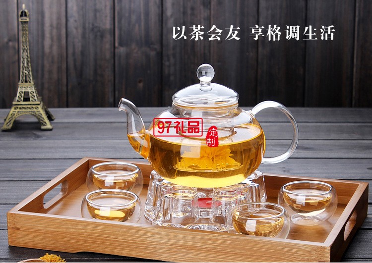 加厚耐热玻璃茶壶功夫茶具套装 花茶壶透明过滤内胆玻璃茶具