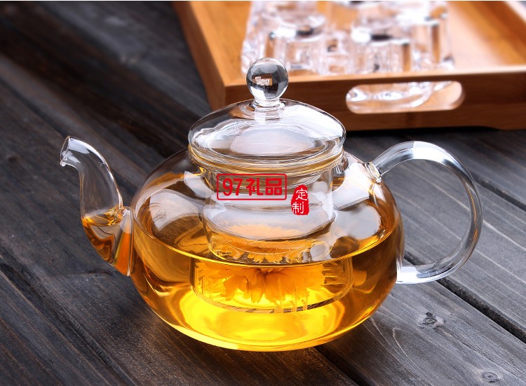 加厚耐热玻璃茶壶功夫茶具套装 花茶壶透明过滤内胆玻璃茶具