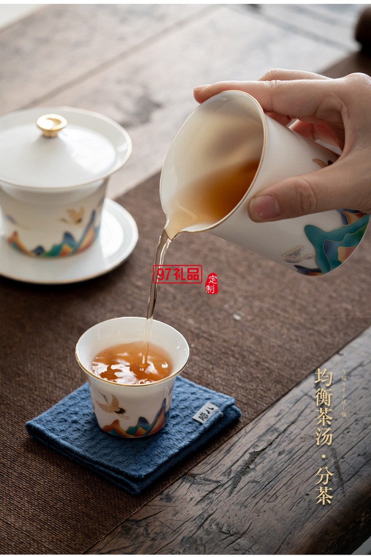 12件套观山-鹤瑞呈祥茶具套装